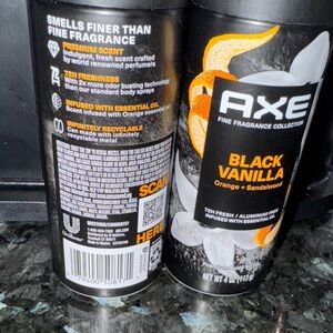 Axe | Black Vanilla body spray | quantity two